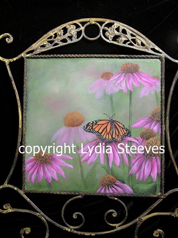 Coneflower and Monarch Butterfly Acrylic e-Packet
